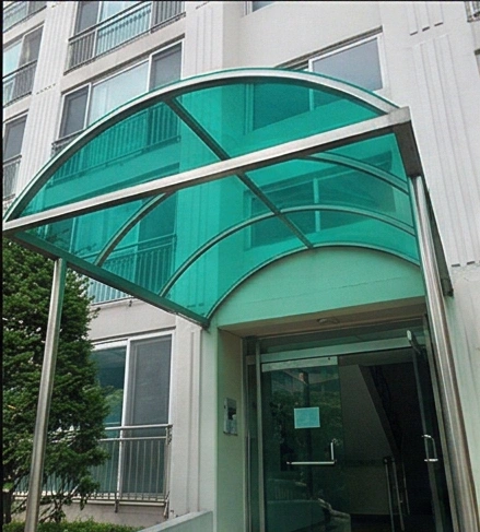 베란다캐노피 시공 사진 4